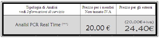 tariffario RT gennaio 2016b tariffario RT gennaio 2016b